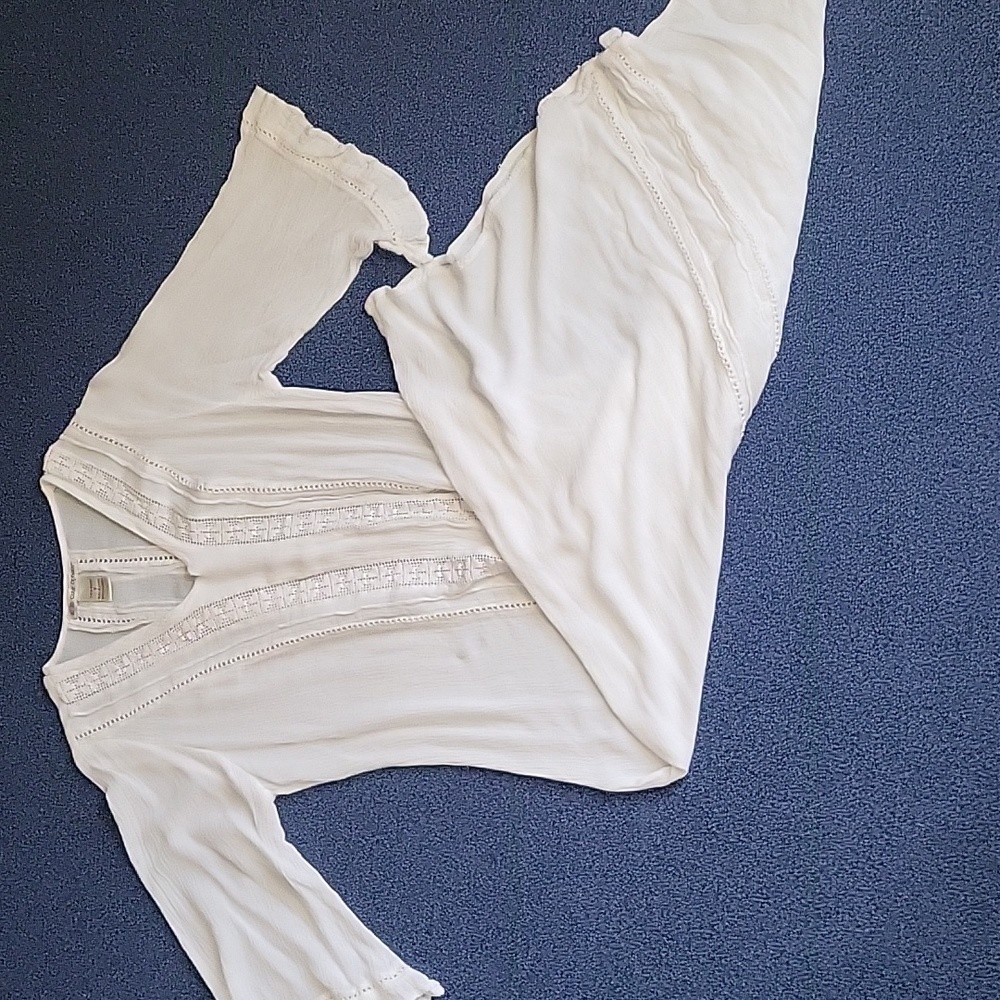 White see through cover up dress